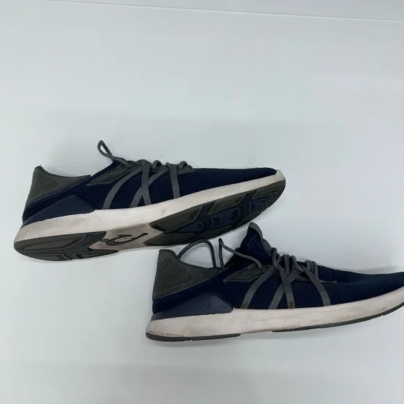 OluKai Men's Navy and Gray Sneakers - Picture 2 of 7